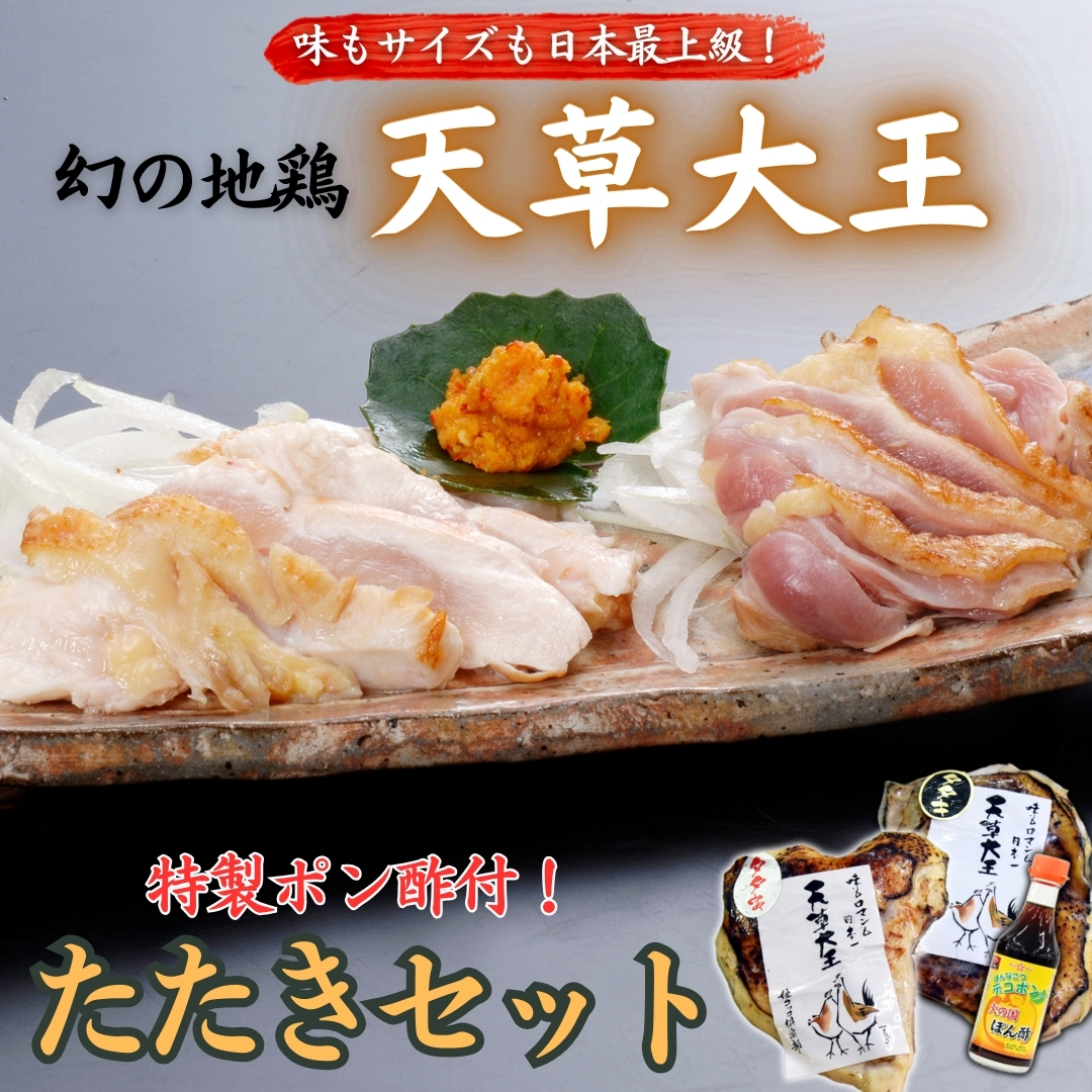 天草大王　たたきセット