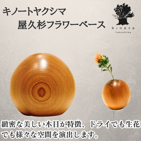 屋久杉フラワーベース