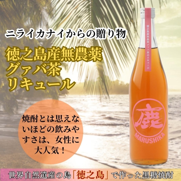 徳之島産無農薬グァバ茶リキュール　2本入り