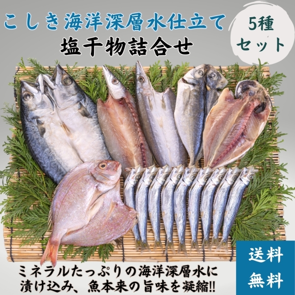 こしき海洋深層水仕立て　塩干物詰合せ（S-1）