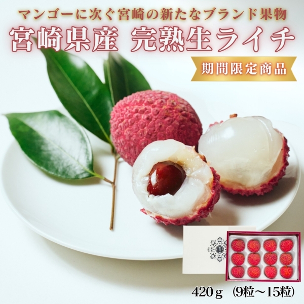 宮崎県産完熟生ライチ