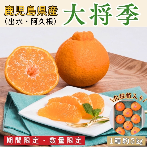 【鹿児島県産】大将季（3㎏）