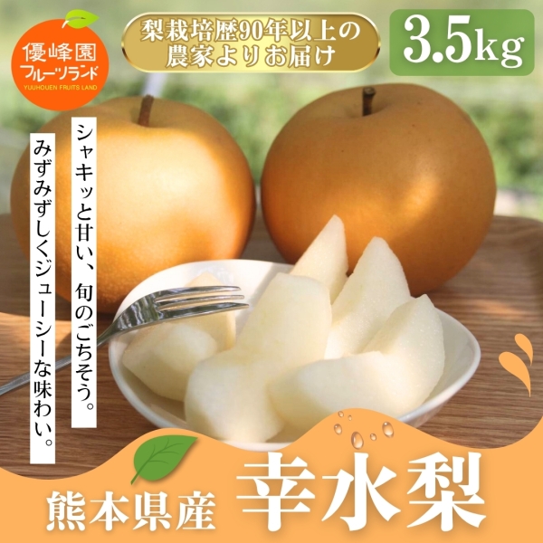 熊本県産幸水梨3.5㎏