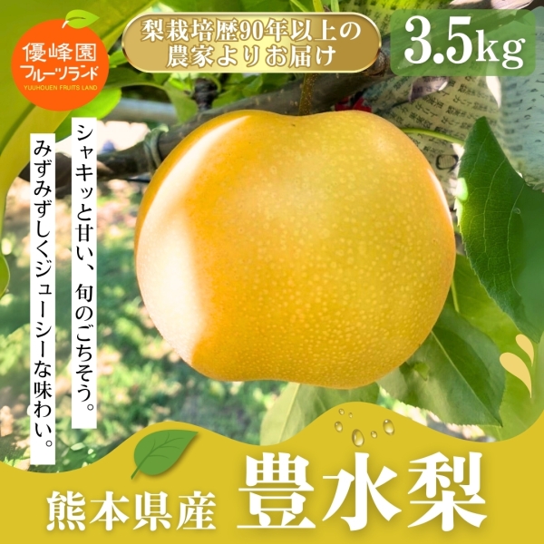 熊本県産豊水梨3.5㎏