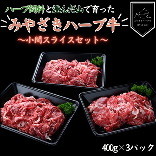 みやざきハーブ牛　小間スライスセット
