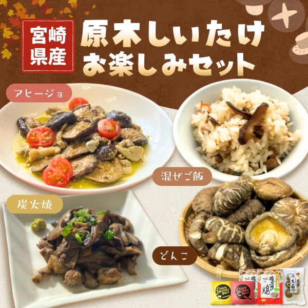 宮崎産原木しいたけお楽しみセット