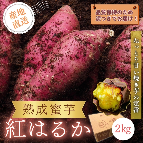 【熟成蜜芋】紅はるか 2㎏