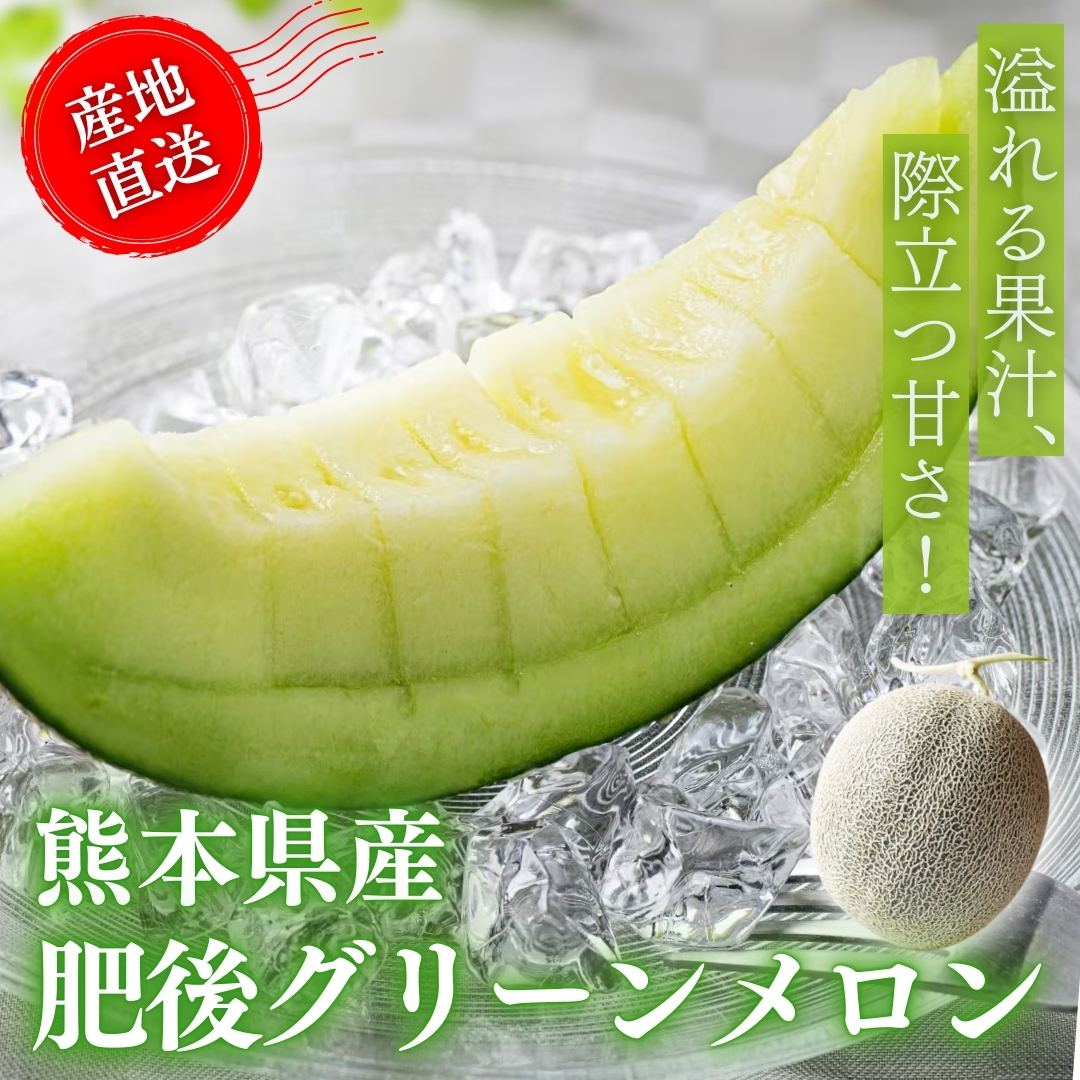 【熊本県産】肥後グリーンメロン
