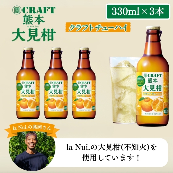 寶CRAFT 熊本大見柑チューハイ330ml✕3本