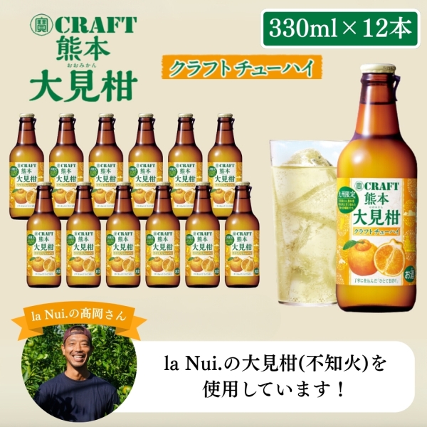 寶CRAFT 熊本大見柑チューハイ330ml✕12本