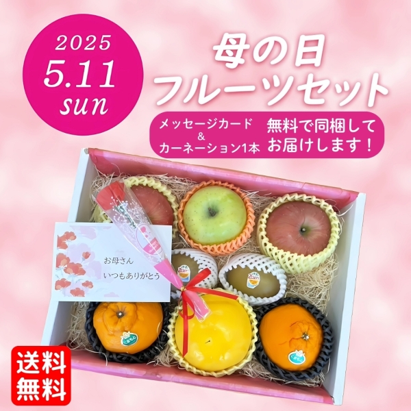 《2025年母の日限定ギフト》フルーツセット【送料無料】