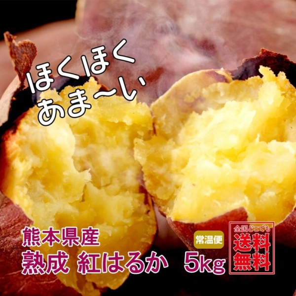 熊本県産　紅はるか（さつまいも）５kg【送料無料】