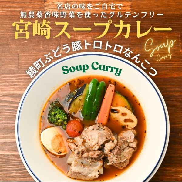 宮崎スープカレー 綾ぶどう豚トロトロなんこつ3パック