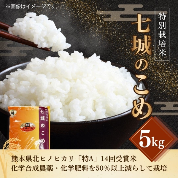 特別栽培米 七城のこめ5kg