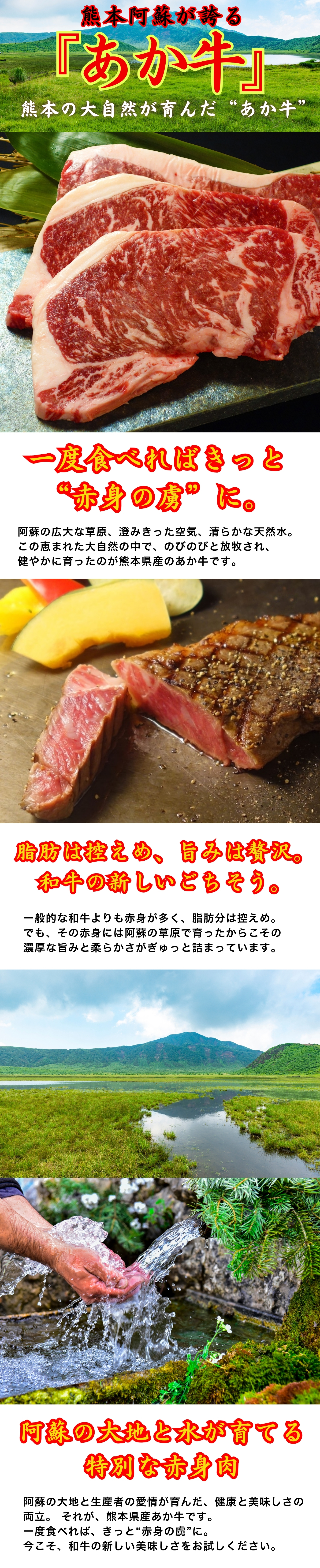 熊本県産あか牛特集