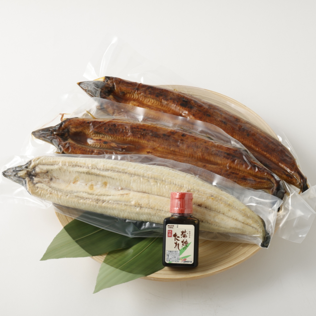 天草藍うなぎ紅白セット（3～4尾／600g） 天草海産